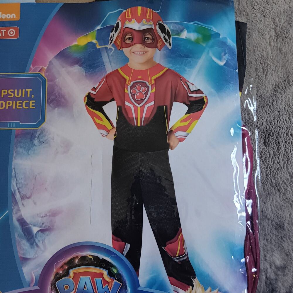 Nickelodeon Paw Patrol Marshall Toddler Costume - Red, Black, Yellow - Picture 2 of 4